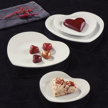 Güral Porselen Love 4 Parça Bone Pasta Takımı