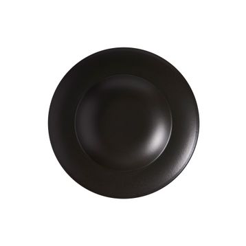 Güral Porselen Reno Bodrum Siyah 26 cm Bone Makarna Tabağı