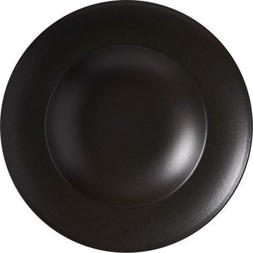 Güral Porselen Reno Bodrum Siyah 26 cm Bone Makarna Tabağı
