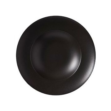 Güral Porselen Reno Bodrum Siyah 26 cm Bone Makarna Tabağı