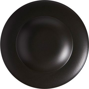 Güral Porselen Reno Bodrum Siyah 26 cm Bone Makarna Tabağı