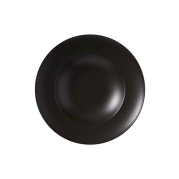 Güral Porselen Reno Bodrum Siyah 26 cm Bone Makarna Tabağı