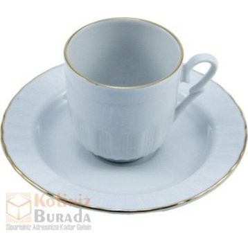 Güral Porselen Sedef 6 Kişilik Fincan Takımı