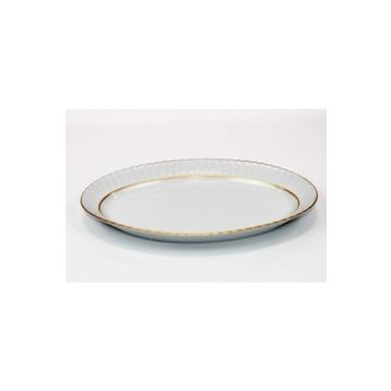 Güral Porselen Sedef Çift File 25 cm Kayık Tabak