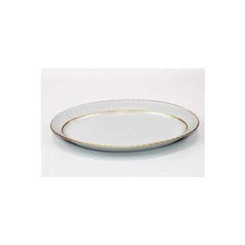 Güral Porselen Sedef Çift File 25 cm Kayık Tabak