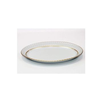 Güral Porselen Sedef Çift File 25 cm Kayık Tabak