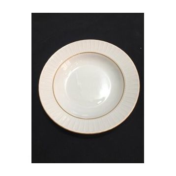 Güral Porselen Sedef Mat 22 cm 6'lı Çukur Tabak