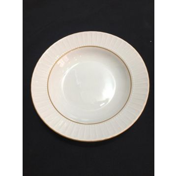 Güral Porselen Sedef Mat 22 cm 6'lı Çukur Tabak