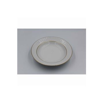 Güral Porselen Sedef Mat 22 cm 6'lı Çukur Tabak