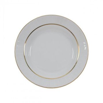 Güral Porselen Sedef Yaldızlı 19 cm Çukur Tabak