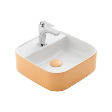 Güral Vit Nova Sarı Mobilya Üstü Lavabo