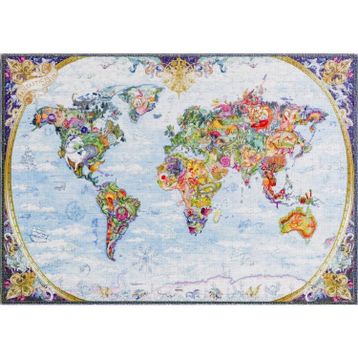 Gürbüz 12101 1000 Parça Mitolojik Harita Fantastik Puzzle