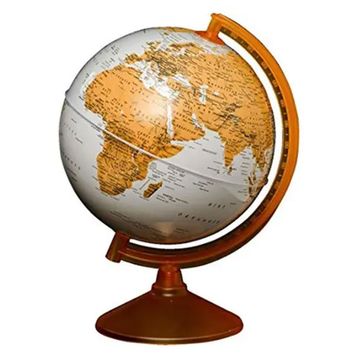 Gürbüz 26 cm Globe Orange Işıklı Küre
