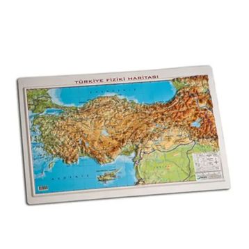 Gürbüz 35x50 cm Kabartma Türkiye Haritası