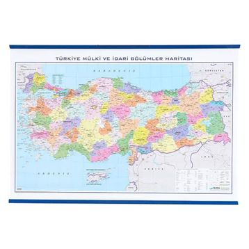 Gürbüz 70x100 cm Türkiye Fiziki Harita