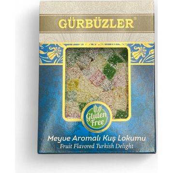 Gürbüzler 400 gr Glutensiz Meyve Aromalı Kuş Lokumu