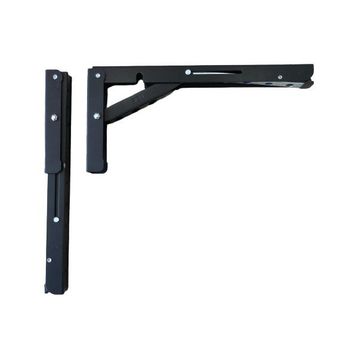 Gürçay Hırdavat Katlanır 30 cm 1 Takım Siyah Tekne Karavan Masa Ayağı