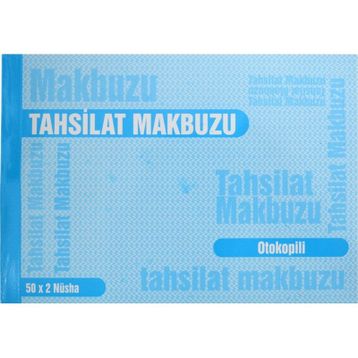Gürmat Kod:25 Otokopili 14x19 cm 50x2 Nüsha Tahsilat Makbuzu