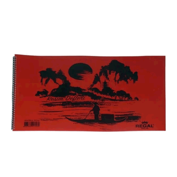 Gürpaş 369 35x50 25 Yaprak Plastik Kapaklı Spiralli Lüx Resim Defteri