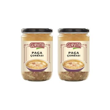 Gurvita 660 ml Jöle Kıvamında Paça Çorbası (2 adet)