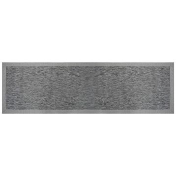 Güven Collection Nature Rustic Gri 80x300 cm Bordürlü Sisal Halı