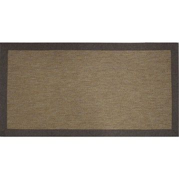 Güven Collection Nature Rustic Kahverengi 120x180 cm Bordürlü Sisal Halı