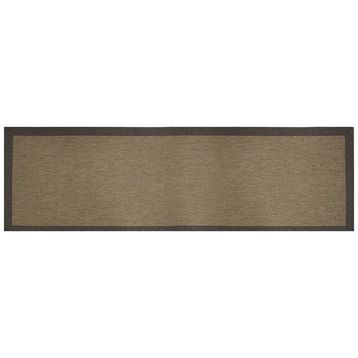 Güven Collection Nature Rustic Kahverengi 80x300 cm Bordürlü Sisal Halı