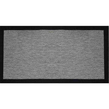 Güven Collection Nature Rustic Koyu Gri 120x180 cm Bordürlü Sisal Halı