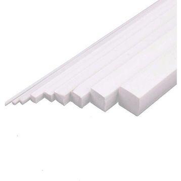 Güven Sanat 5750311 İçi Dolu 6 mm 50 cm 2 Adet Plastik Kare Çıta