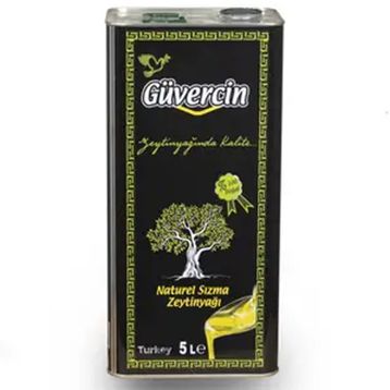 Güvercin 5 lt Naturel Sızma Zeytinyağı