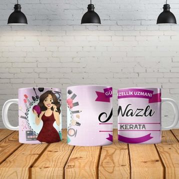 Güzellik Uzmanı Baskılı Kupa