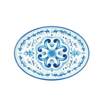 Guzzini Blues 50x36x3 CM Kayık Tabak
