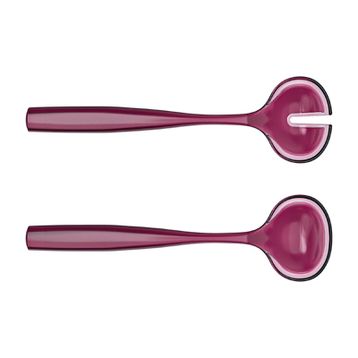 Guzzini Dolce Vita 28 CM Mor Salata Servis Seti