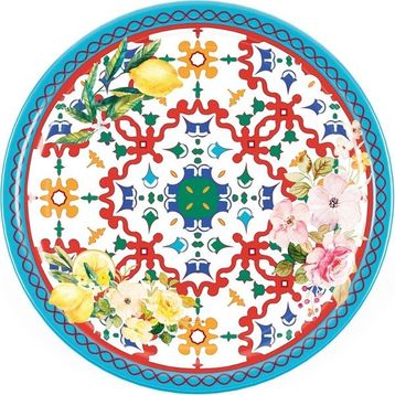 Guzzini Flower Lemon 27.5x2.4 CM Yemek Tabağı