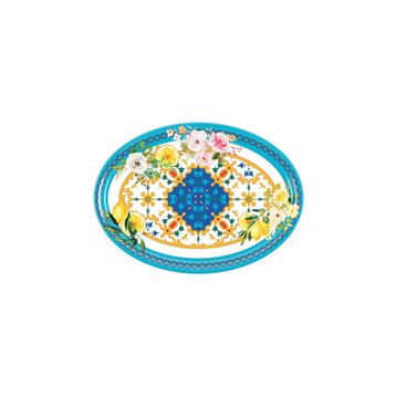 Guzzini Flower Lemon 50x36x3 cm Oval Tabak