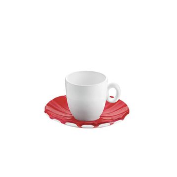 Guzzini Grace Kırmızı 2'li Espresso Takımı