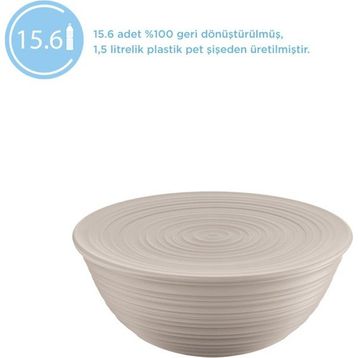 Guzzini Kahverengi Tierra Xl Kapaklı Salata Kasesi