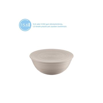 Guzzini Kahverengi Tierra Xl Kapaklı Salata Kasesi