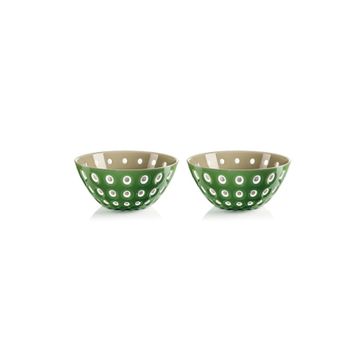 Guzzini Le Murrine 12 cm Yeşil Kahverengi 2'li Kase