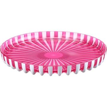 Guzzini Pin Up 31 cm Kırmızı Yuvarlak Tepsi