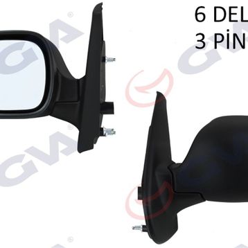 Gva 1016131 Kangoo 01 Elektrik Isıtmalı Asferik Sol Dış Dikiz Aynası