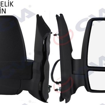 Gva 1032110 Transit 14 Elektrik Isıtmalı Sarı Sinyalli Desenli Konveks Sağ Dış Dikiz Aynası