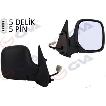 Gva 1045112 Berlingo-Partner 97 Elektrikli Isıtmalı Astarlı Konveks Sağ Dış Dikiz Aynası