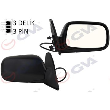 Gva 1071115 Corolla 97 Elektrik Isıtmalı Konveks Sağ Dış Dikiz Aynası