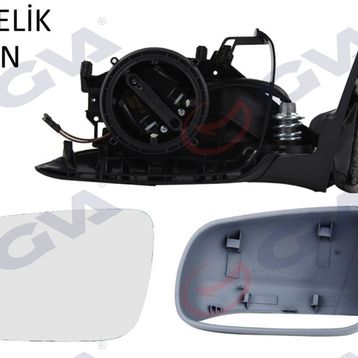 Gva 1075318 Passat 97 Elektrikli Isıtmalı Astarlı Asferik Sol Dış Dikiz Aynası