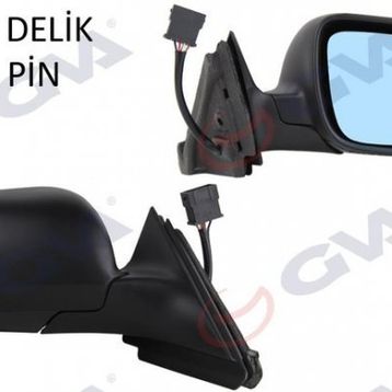 Gva 1075968 A3 96-00 Elektrik Isıtmalı Mavi Cam Konveks Sağ Dış Dikiz Aynası