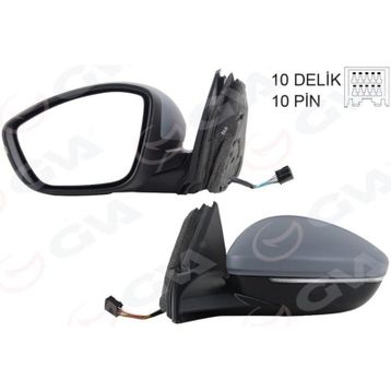 Gva 1090232 208 19 Corsa F 19 10H10P Sol Dış Dikiz Aynası