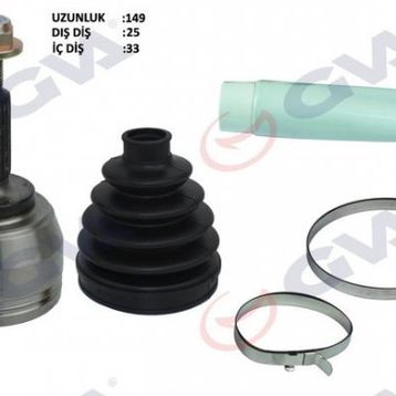 Gva 4411430K Renault Fluence 09- Megane IV 1.5 DCİ 6 Vites 25x33x52.7 148 mm Dış Ön Aks Kafası