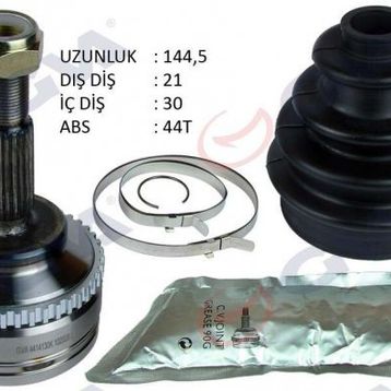 Gva 4414130K Clio II 98-05 Kangoo 98-08 1.5 Dci Absli 44 Diş 21X30x52.2 cm Dış Aks Kafası