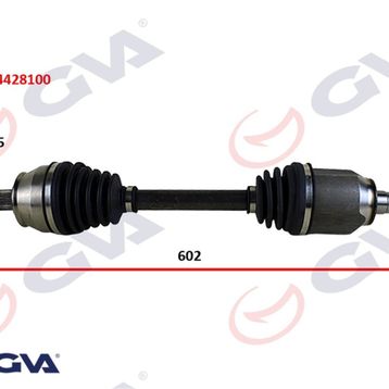 Gva 4428100 Sol Milli Aks Lale'li Grande Punto 1.3 Mtj 05- 75Hp 602 mm Komple Aks